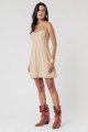 Vestido Alice Bege