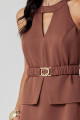 Vestido Sharon Marrom