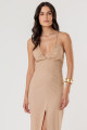 Vestido Annie Bege