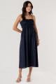 Vestido Catarina Azul Marinho