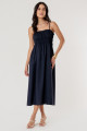 Vestido Catarina Azul Marinho