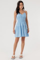 Vestido Maria Clara Azul