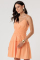 Vestido Maria Clara Laranja