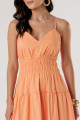 Vestido Maria Clara Laranja